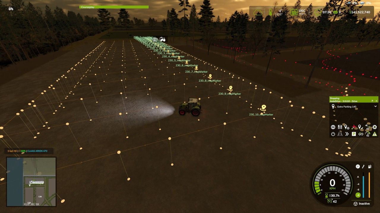 Готовий AutoDrive Маршрут для Almosta Farm (AD Course) у Farming Simulator 25