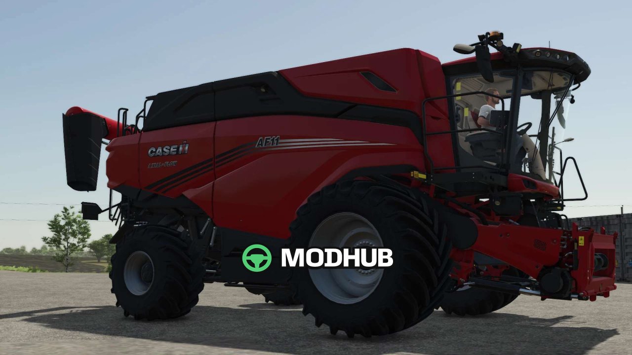 Мод на Новий Потужний Комбайн CASE IH AF 11 US для FS25