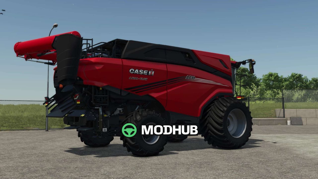 Мод на Новий Потужний Комбайн CASE IH AF 11 US для FS25