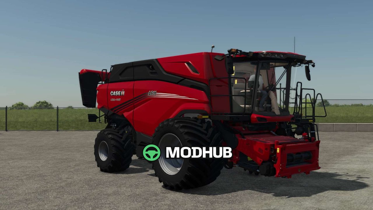 Мод на Новий Потужний Комбайн CASE IH AF 11 US для FS25