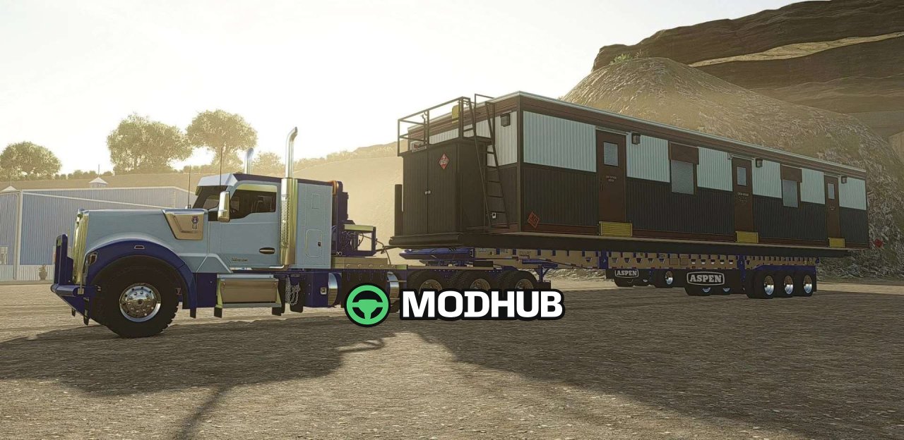 Нові Скiд-Шаки Oilfield Skid Shacks v1.0.0.0 — Реалістичний Табір та Офіси для FS25