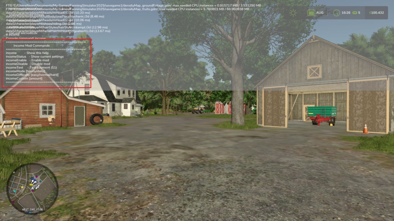 Wygodny Income Mod dla Farming Simulator 25 — Pasywne Dochody Co Godzinę lub Codziennie