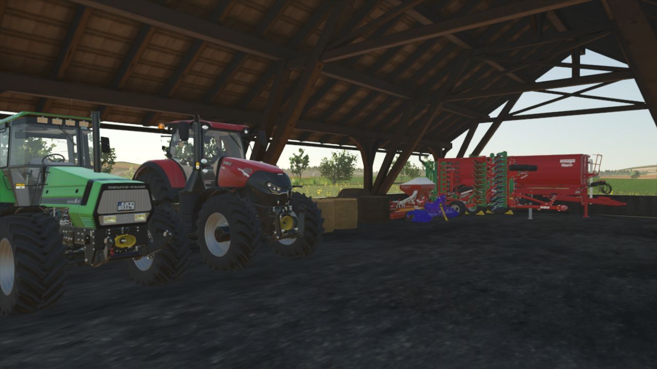 Big Storage Shed for Storing Equipment in Farming Simulator 25