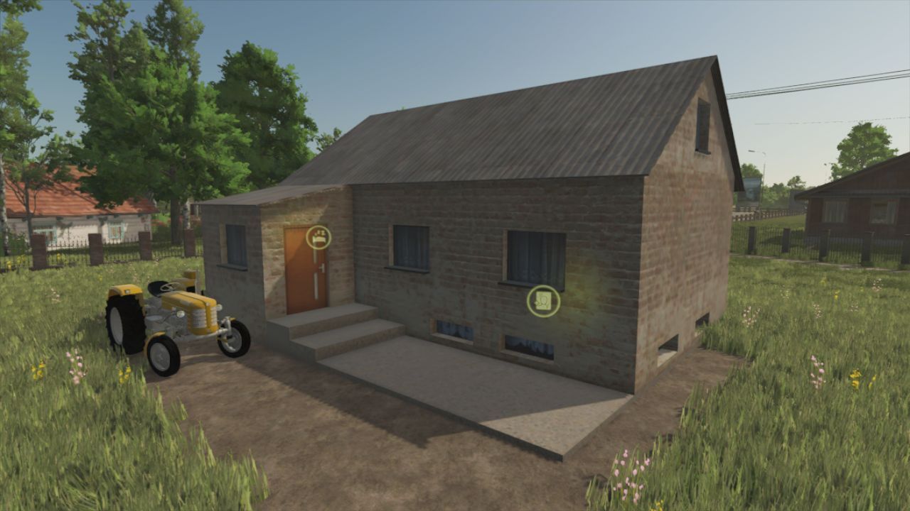 Затишний Small Brick House — Оригінальний Цегляний Будинок для Вашої Ферми в FS25