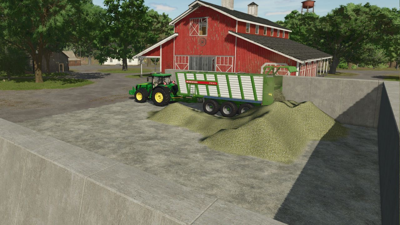 Нове Сховище Silo Bunker для FS25 — Зручний Бункер для Силосу та Кормів