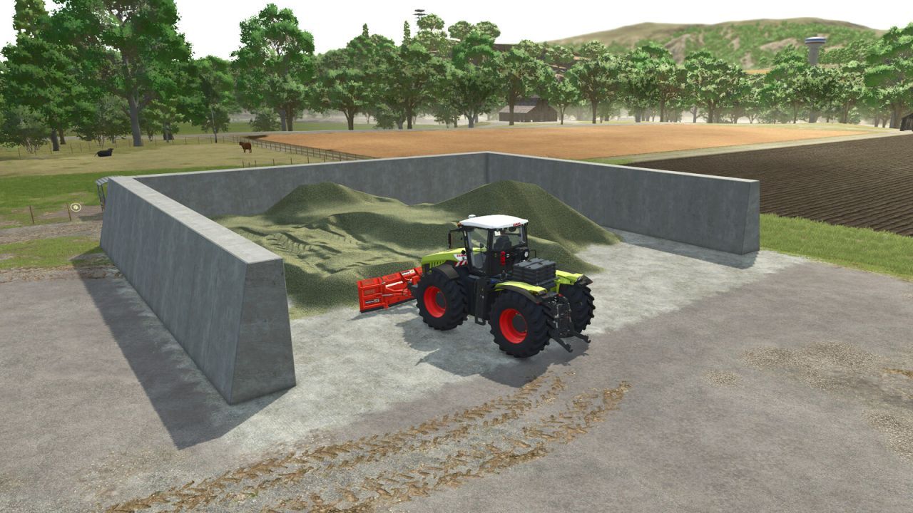 Нове Сховище Silo Bunker для FS25 — Зручний Бункер для Силосу та Кормів