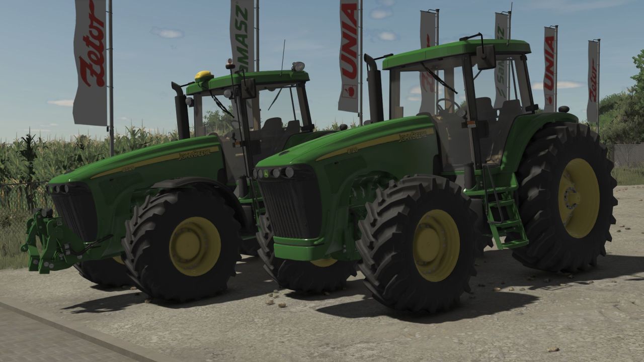 Легендарний Трактор John Deere 8020 Series (8120–8520) з Реальним PowerShift для Farming Simulator 25