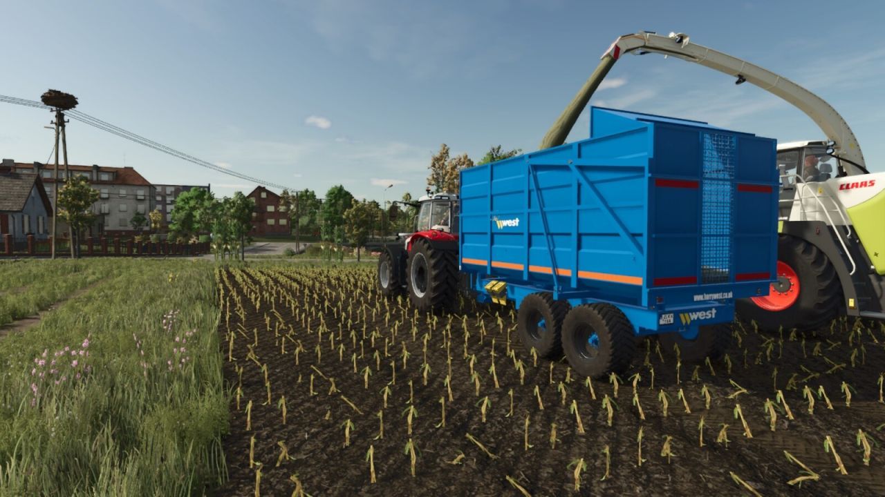 Robuste West Trailers 10T/12T — Zuverlässige Monocoque für Getreide und Silage