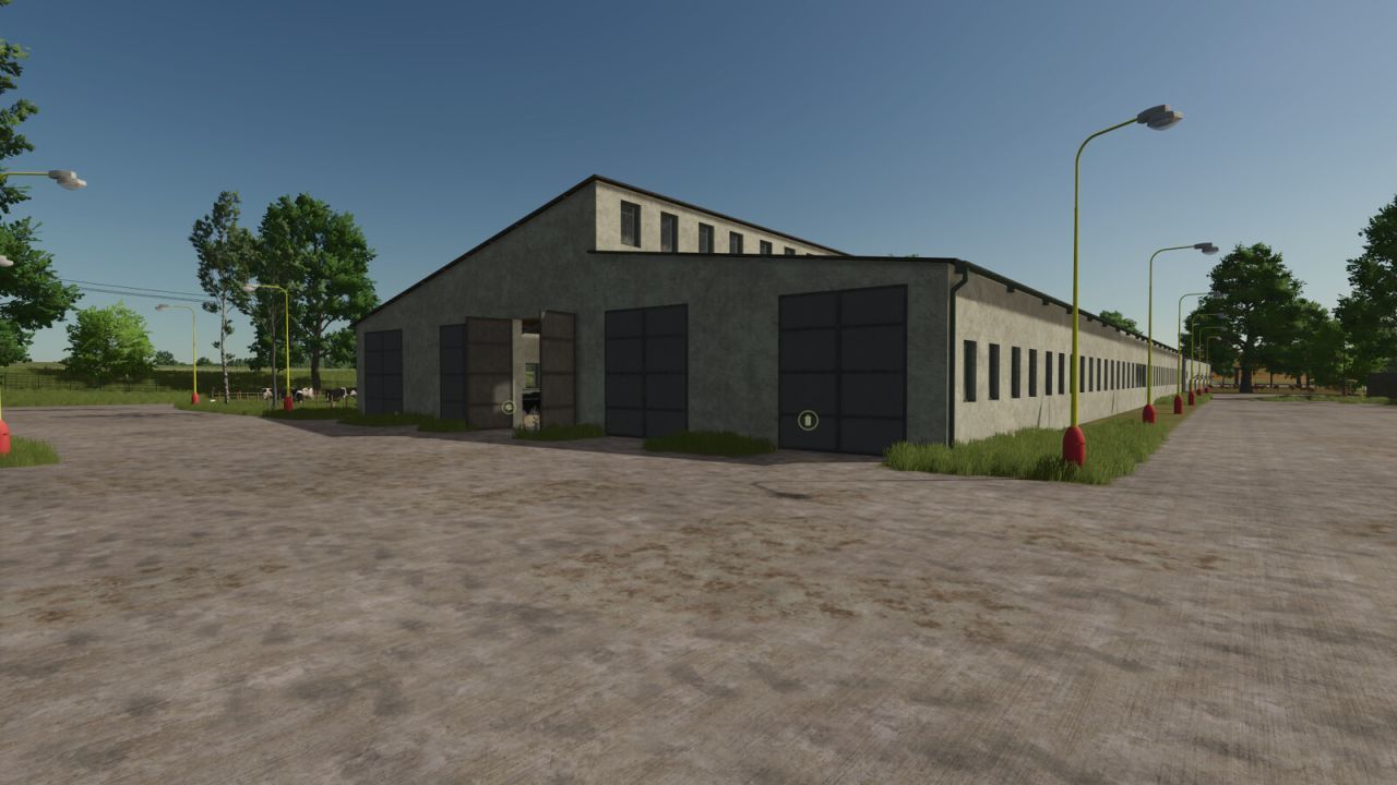 Big Cow Barn — Spacious Shed for 344 Cows for FS25
