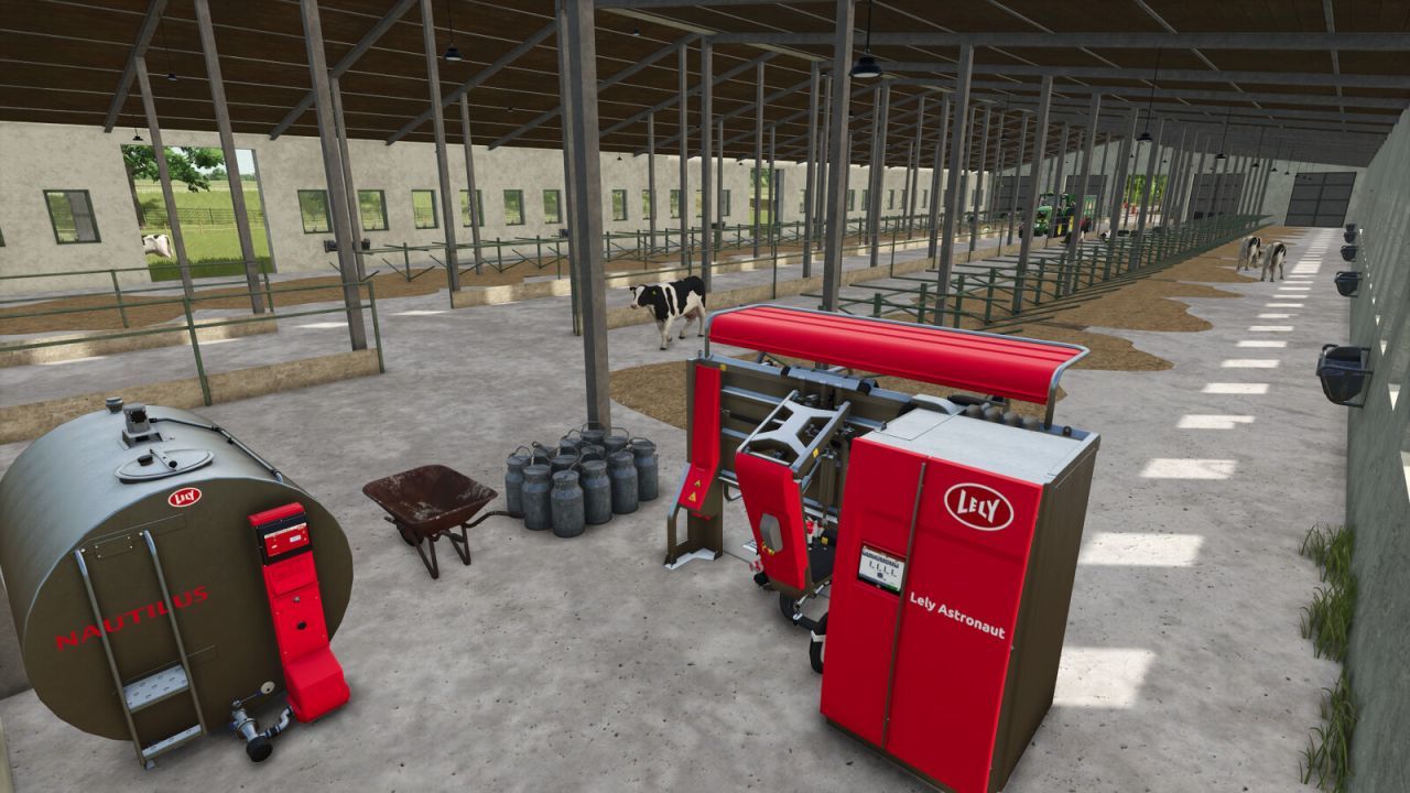 Big Cow Barn — Spacious Shed for 344 Cows for FS25