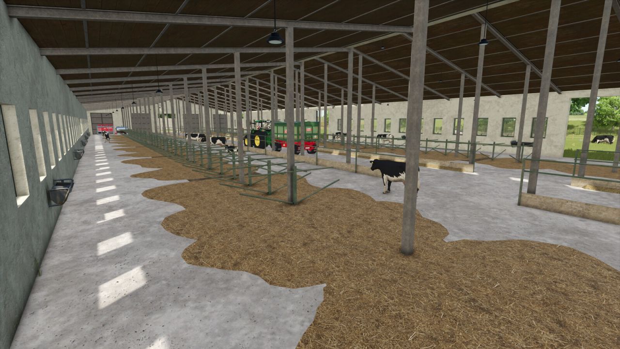 Big Cow Barn — Spacious Shed for 344 Cows for FS25