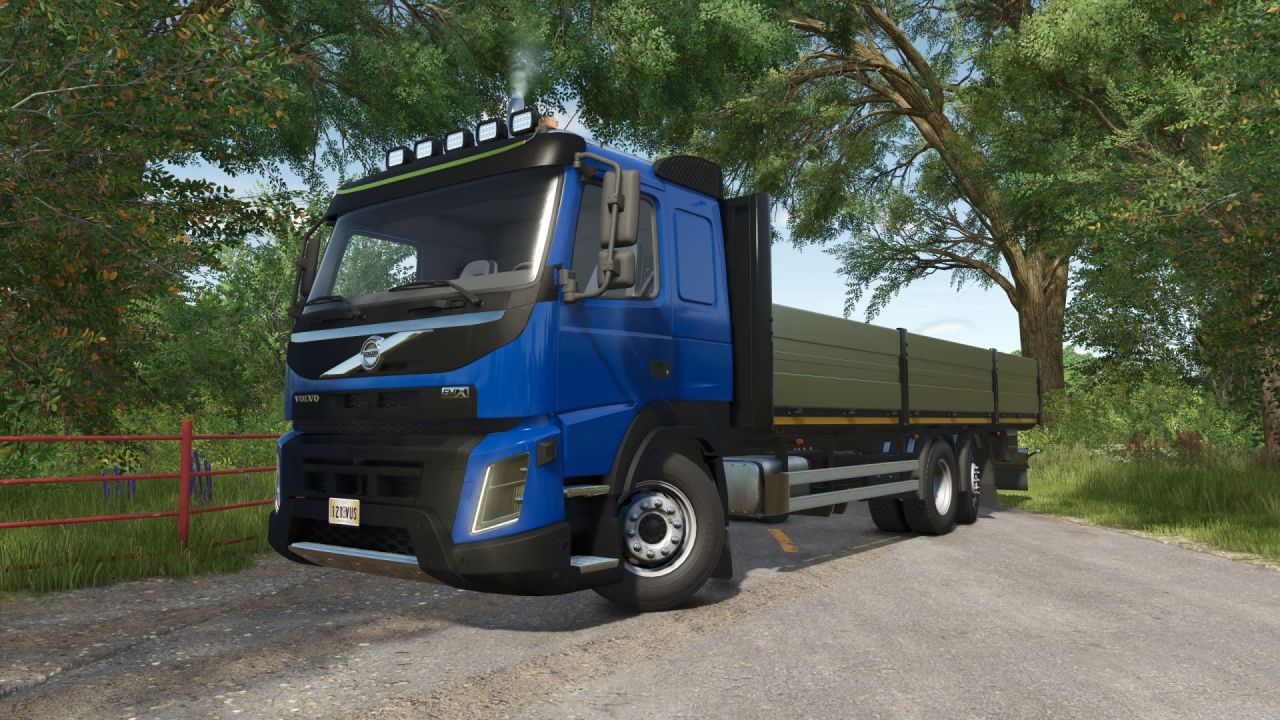Потужна Вантажівка Volvo FMX XXL для Перевезення Палет і Тюків у Farming Simulator 25