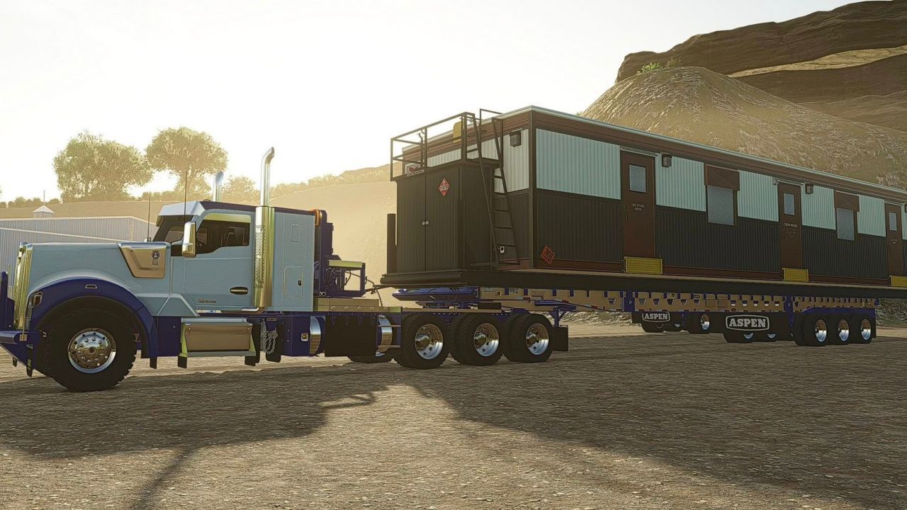 Ефективний Набір Oilfield Skid Shacks для Бази в Дикій Місцевості у Farming Simulator 25