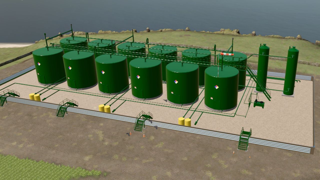 Efficient Oilfield Water Storage Pack — Water Storage, Ponds, and Pump for FS25