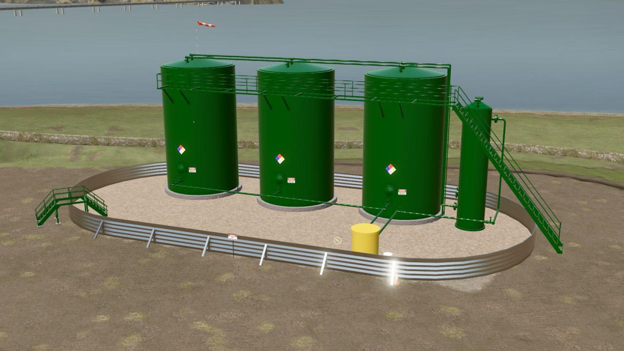 Efficient Oilfield Water Storage Pack — Water Storage, Ponds, and Pump for FS25