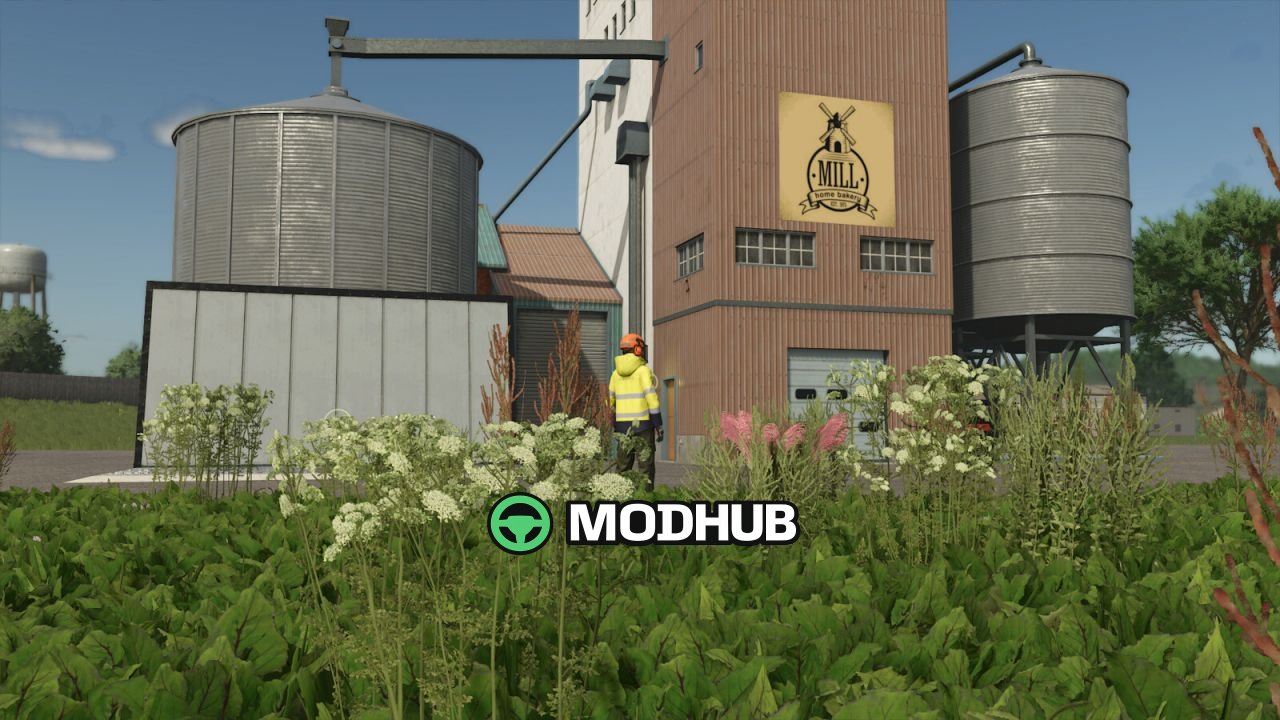 🔥 Новий Modernized Flour Mill V1.6.0.0 — Потужний модернізований млин і пекарня для FS25