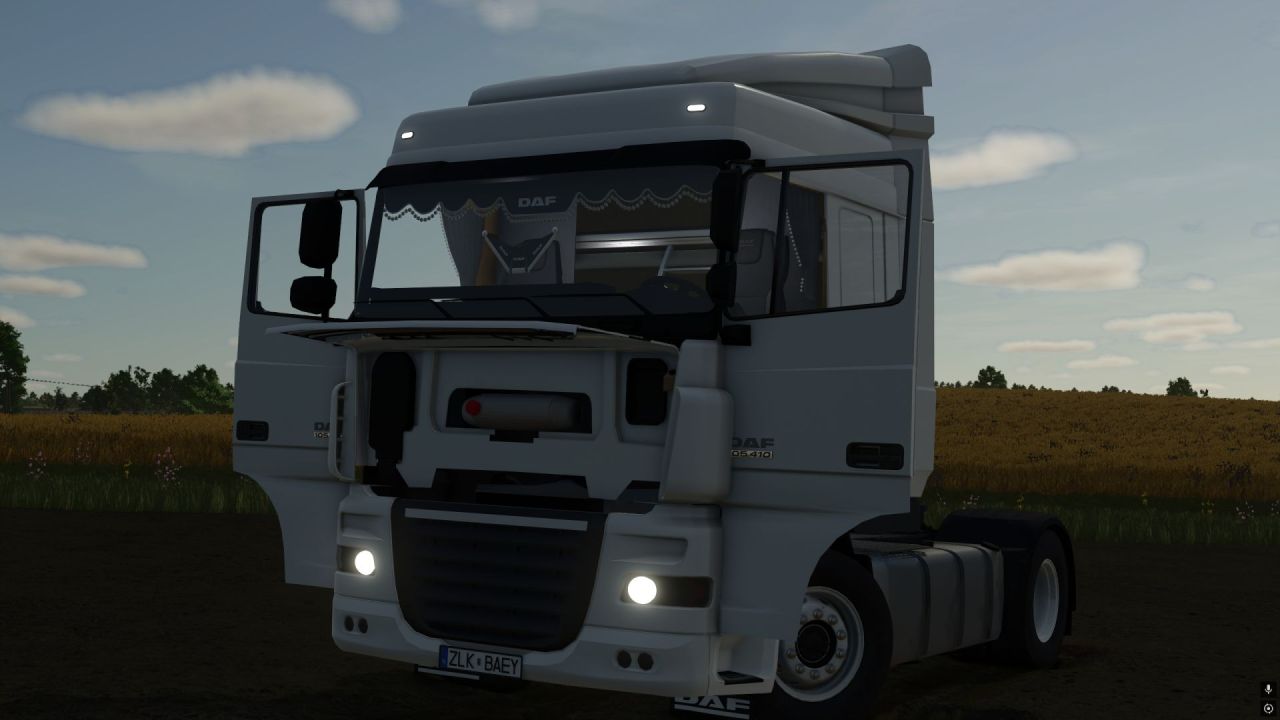 Новий та Ефектний DAF XF 105 — Вантажівка з Анімаціями й Тюнінгом для FS25
