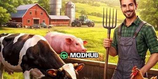 Mod na Legendarną Auto Animal Care Stable v1000 dla FS25 — Autopielęgnacja zwierząt