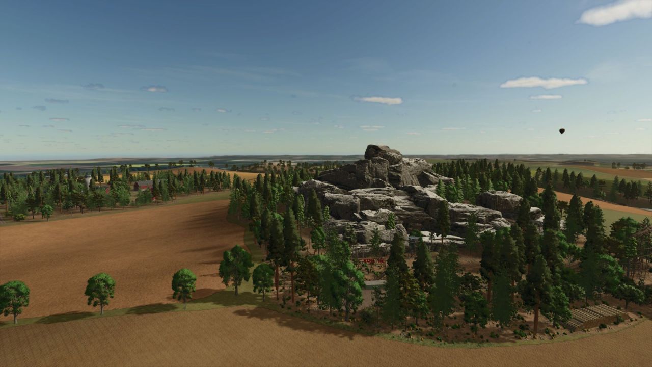 Neue 4X Karte Amever 4 Fach (Creek Hollow) für Farming Simulator 25 — 154 Felder, Multifrüchte und Produktionen