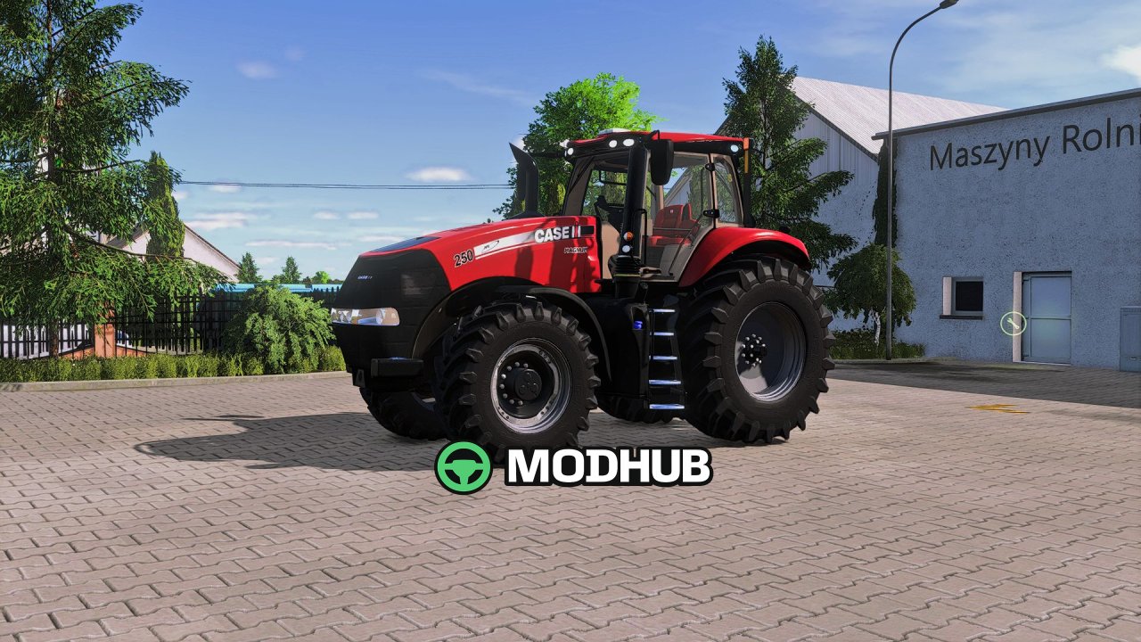 Мод на Потужний Трактор Case IH Magnum 2018 Series для FS25 (з PowerDrive/CVT)