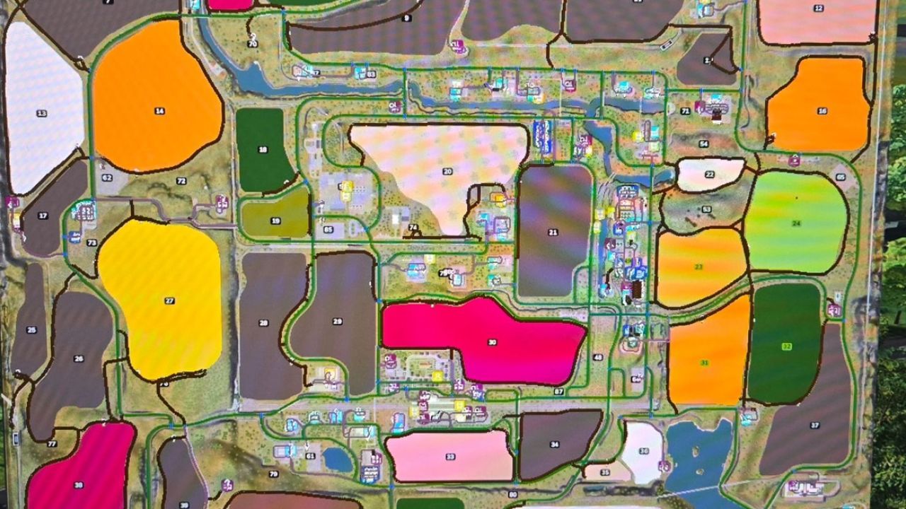 Effektives AutoDrive Oberthal — Fertige Routen für die Karte Oberthal in Farming Simulator 25