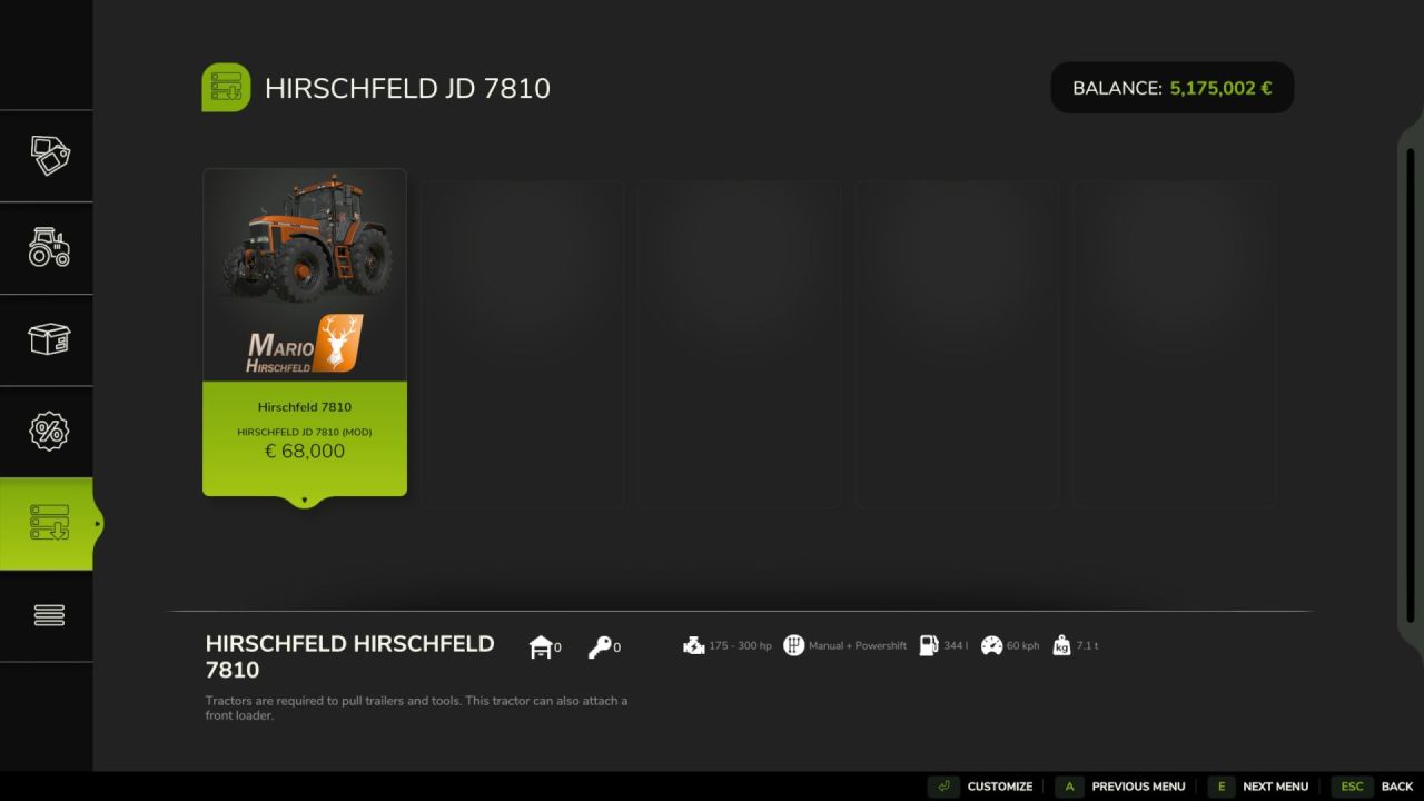 Легендарний Трактор John Deere 7810 – Стильний Янгтаймер для Вашої Ферми