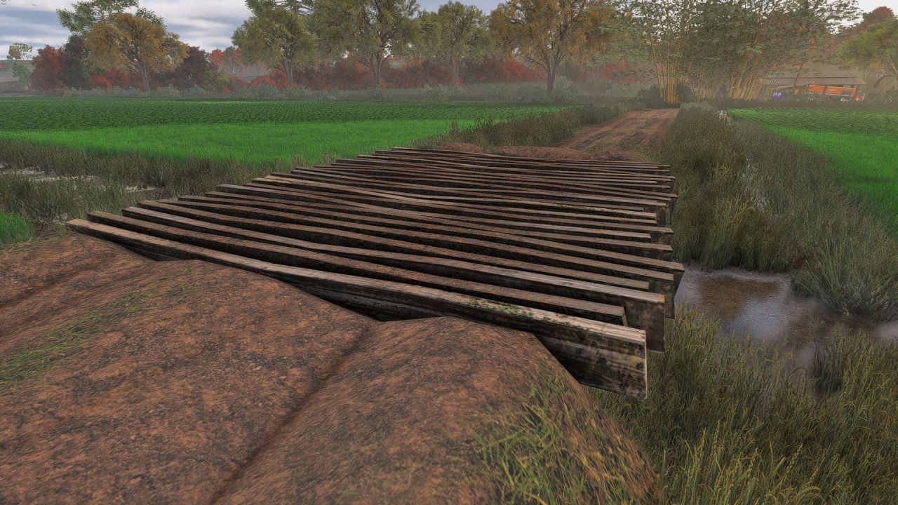Нова Дерев’яна Переправа Wooden Bridge для Farming Simulator 25 — Дешево та Практично