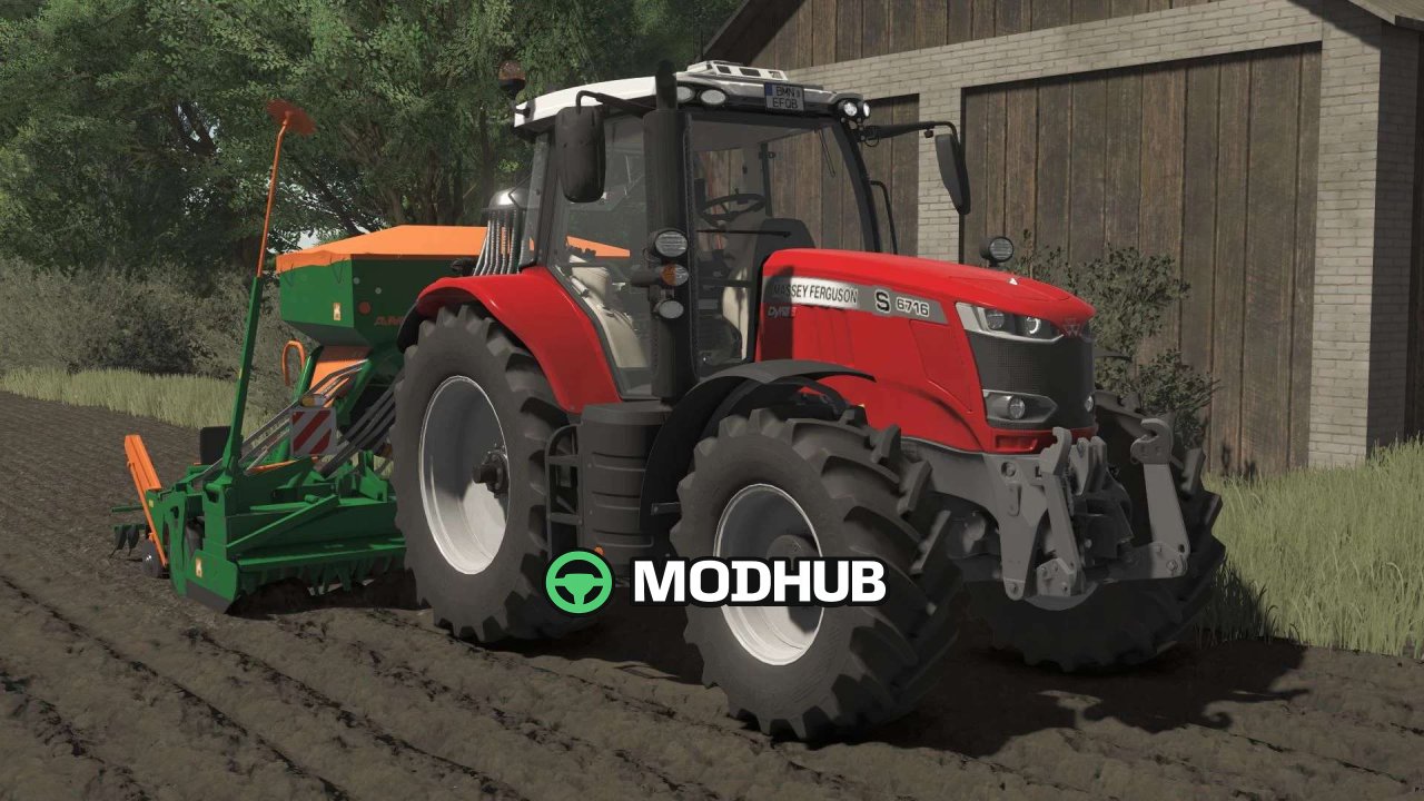 Мод на Потужний Трактор Massey Ferguson 6700S для FS25