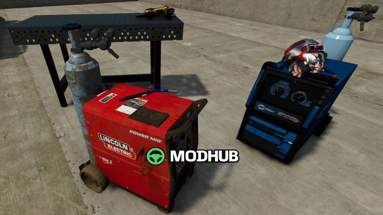 Mod for New Mobile Welding Machine Welder Repair Mode V1000 for FS25