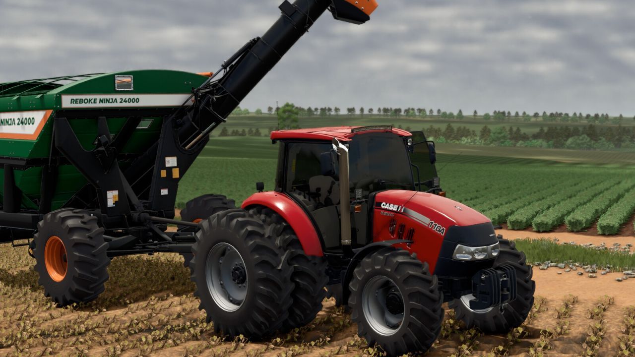 Ефективний Трактор Case Farmall Series для Farming Simulator 25 — 122–132 к.с. та Навантажувач
