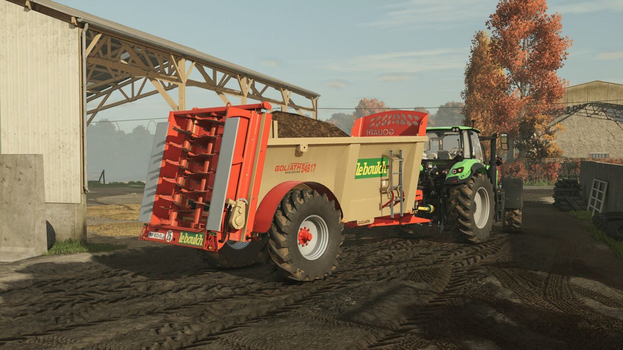 Effektiver Düngerstreuer Leboulch Goliath 54s17 für Farming Simulator 25