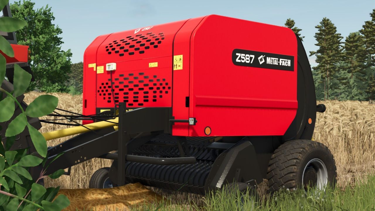 Ефективний Прес-підбирач Metal-Fach Z587 125 см для Farming Simulator 25
